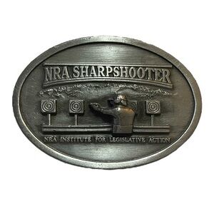 NRA Sharpshooter Vintage Belt Buckle